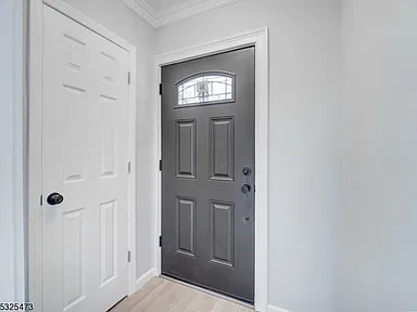 Interior detail from the 65 Rutgers Street renovation in Irvington, New Jersey