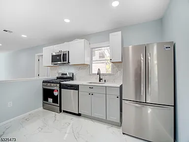 Interior detail from the 65 Rutgers Street renovation in Irvington, New Jersey