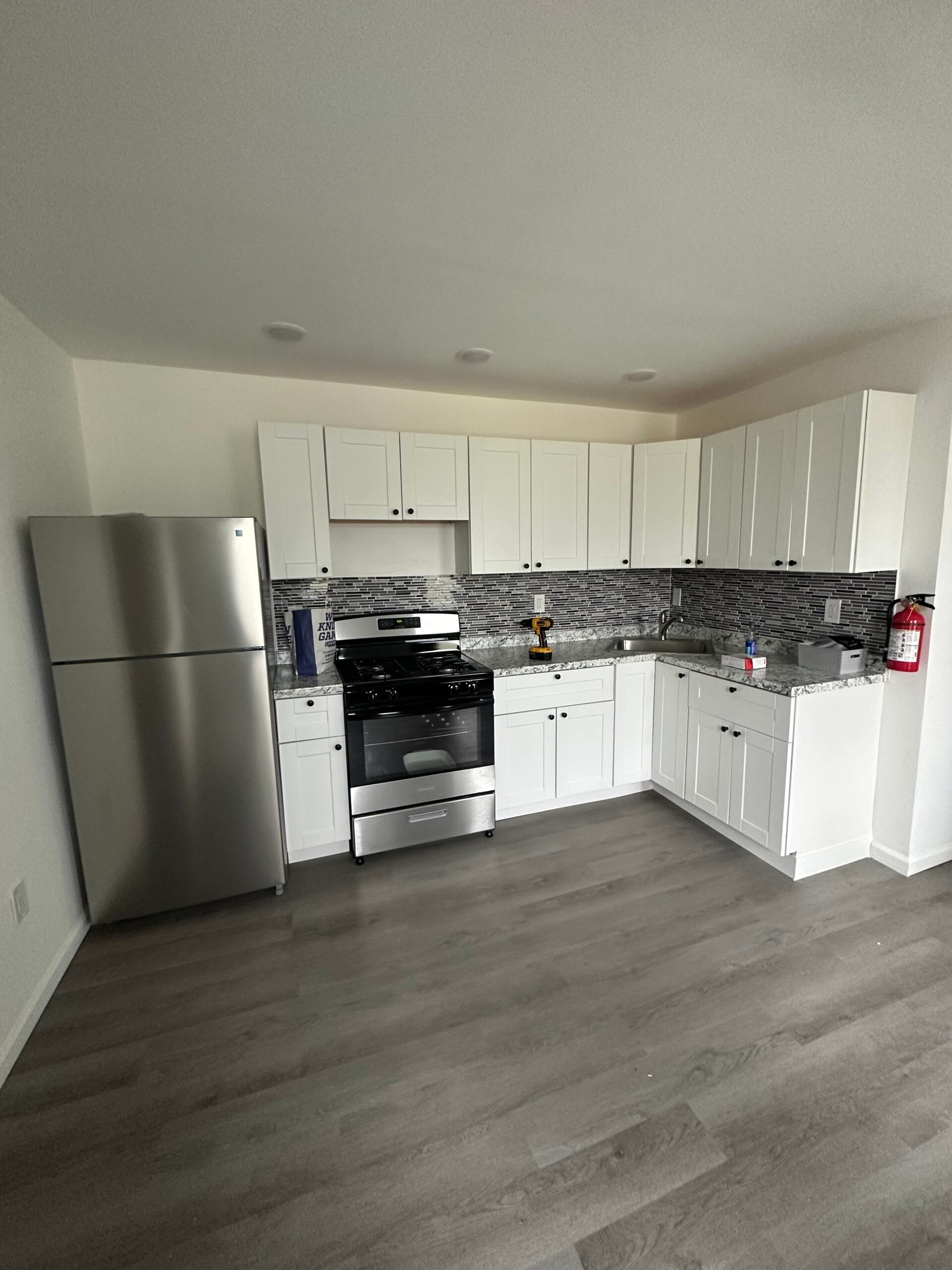New finishes in the Clifton apartment remodel